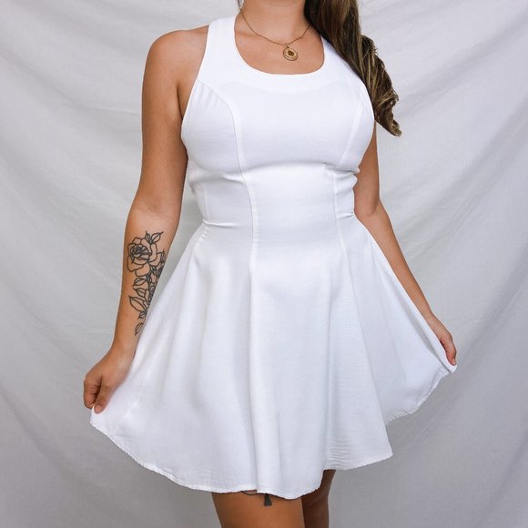 🕊 Rampage white skater dress 🕊 - Picture 1 of 9